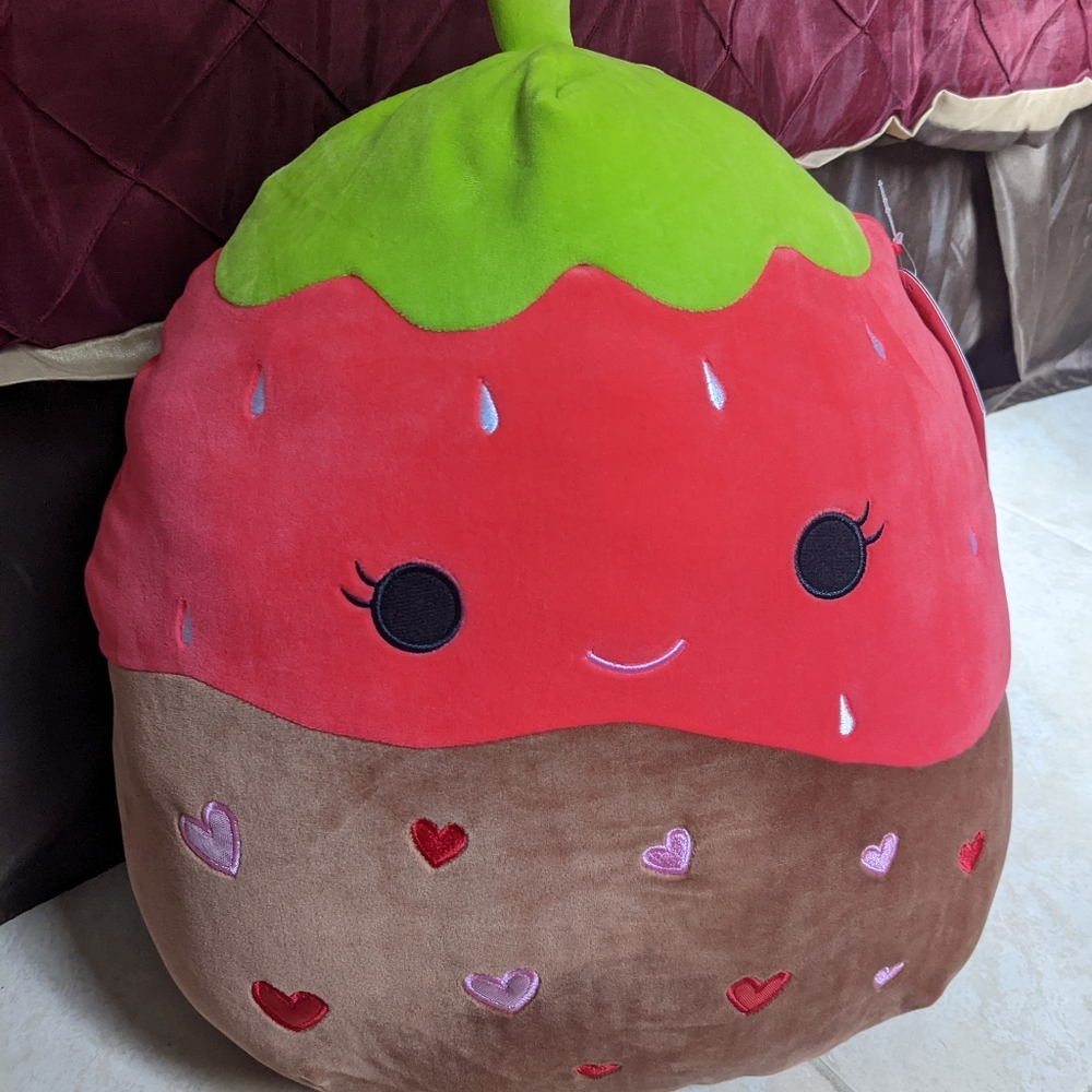 BNWT scarlet the Strawberry Squishmallow 16in